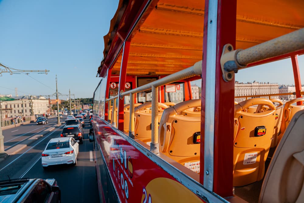 Питер автобус двухэтажный экскурсии City Sightseeing