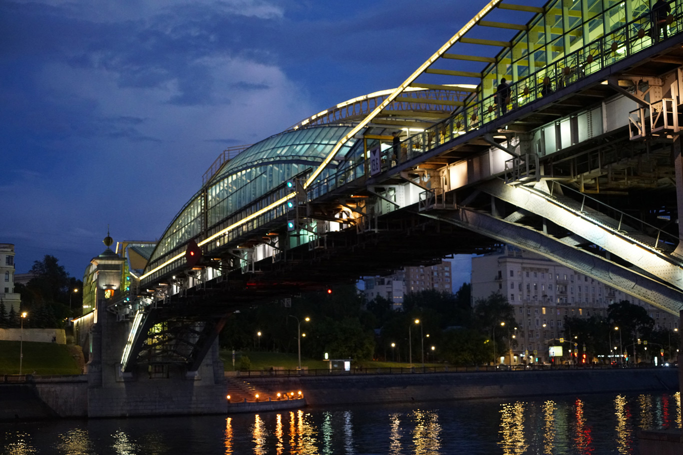 Пешеходные мосты в москве