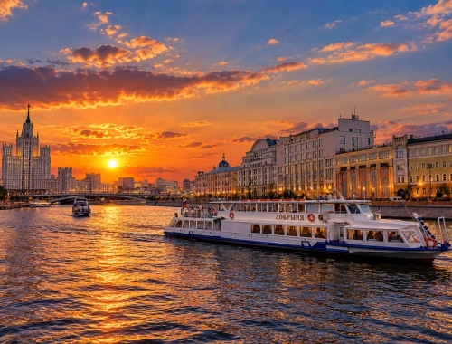 Выпускной вечер «Муз-экспресс» на теплоходах класса «Москва»