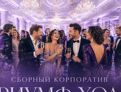 Новогодний корпоратив в банкетном зале «Триумф»