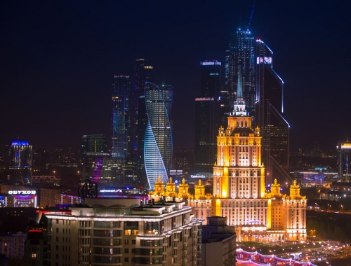 Вечерняя обзорная экскурсия по Москве на автобусе – «Огни столицы»