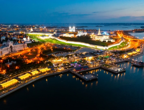 Ночная экскурсия на автобусе «Огни Казани»