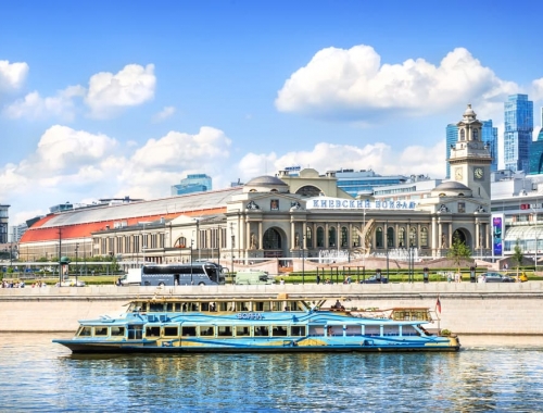 Речная прогулка от причала «Сити-Экспоцентр» на теплоходе «Волна» по Москве-реке