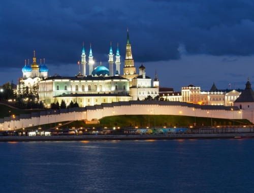 Экскурсия по ночной Казани с катанием на колесе обозрения