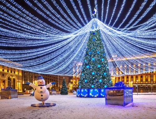 Новогодняя экскурсия по Москве на автобусе из Чехова