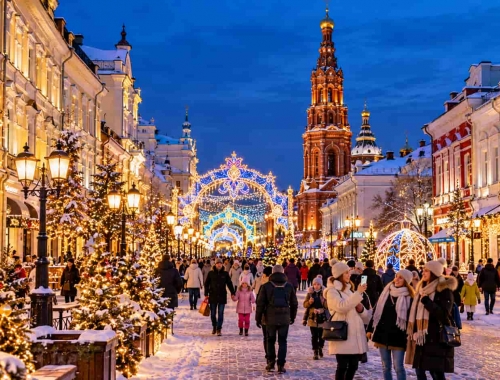 Встреча Нового года в Казани