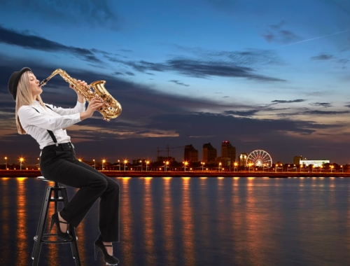 Вечерняя прогулка на теплоходе по Волге с живой музыкой – «Казанский саксофон»