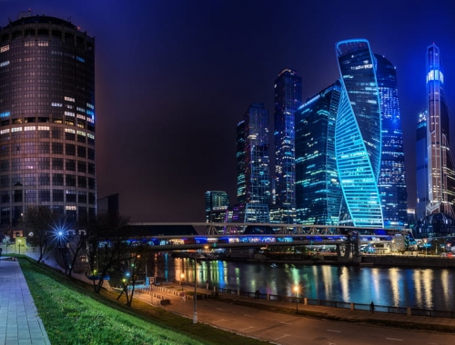 Вечерняя экскурсия на автобусе по Москве с посещением трех смотровых площадок