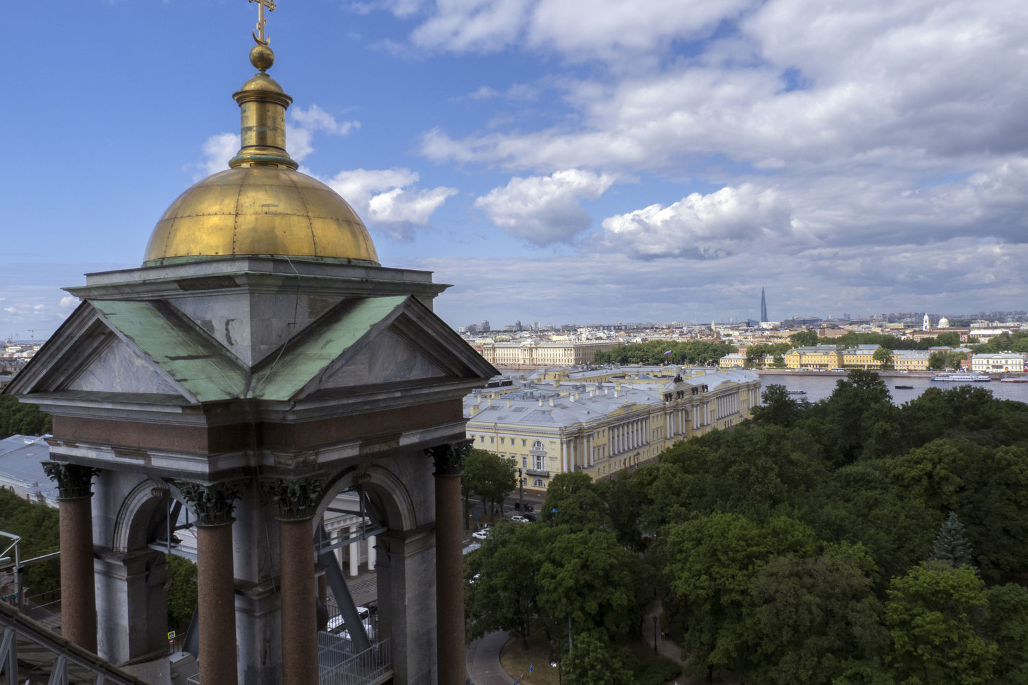 Петербург Исаакий купол